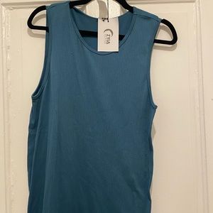 ZYIA Blue Tank Top used, like new